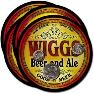  WIGGS Family Name Beer & Ale Coasters 