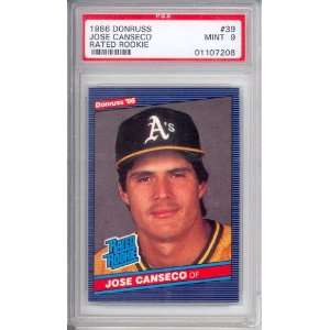  Jose Canseco 1986 Donruss Card
