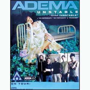  Adema   Posters   Limited Concert Promo