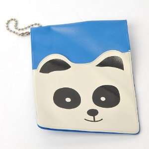  Panda Id Credit Name Card Holder Case Slot Blue