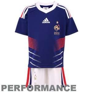  adidas France Infant Performance Team Uniform Soccer Kit 