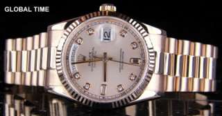   Serial 2007 FACTORY PINK DIAMOND DIAL RETAIL NOW OVER $37,000