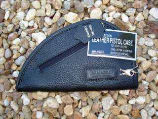 LEATHER LOCKING GUN PISTOL CASE for RUGER LC9 w/ LASER  