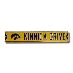  KINNICK DRIVE with tigerhawk logo Street Sign