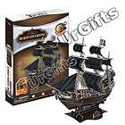 Paper 3D Puzzle Queen Annies Revenge Pirates Blackbeard Ship Boat