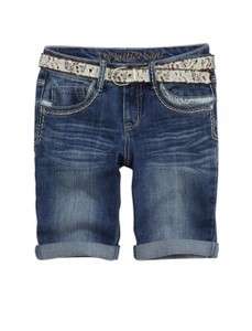 JUSTICE JEANS SHORTS *NWT* NEW GIRLS SIZE 7, 8, 12, 14 REG. WITH BELT 