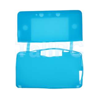 New Soft Silicone Cover Case for Nintendo N3DS 3DS Blue  