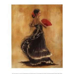  Caroline Gold   Flamenco Dancer II Canvas
