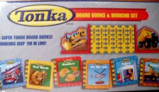 Tonka Board Book and Bookend Set   6 NEW Board Books 9781412768351 