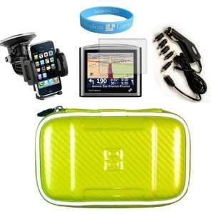  Durable Green Candy Carry Case for Garmin Nuvi 1300 1350 
