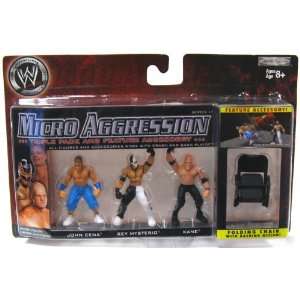   Aggression Series 17 Figure 3 Pack John Cena, Rey Mysterio and Kane