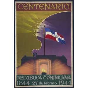  Centenario,Republica dominicana,1844 27 de Febrero 1944 