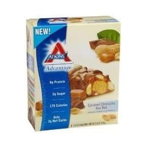  Atkins Advantage Bar Caramel Choc Nut Roll 5 bars Health 