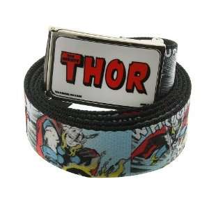  The Mighty Thor RED Logo Comic Strip Belt 