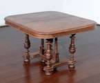 ANTIQUE SOLID OAK French Henry Deux Carved COFFEE TABLE c1899 ra01 