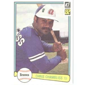  1982 Donruss # 47 Chris Chambliss Atlanta Braves Baseball 