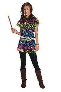 Wizards of Waverly Place Child Alex Polka Dot Costume Size S 4 6 