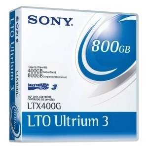 SONY LTX400GWW LTO3 400GB 800GB TAPES 5 PACK NEW 027242665446  