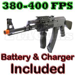 NEW 400 FPS JG AEG Airsoft AK 47 RIS Auto Electric Metal AEG Rifle Gun 