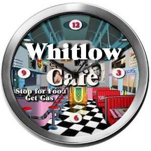 WHITLOW 14 Inch Cafe Metal Clock Quartz Movement  Kitchen 