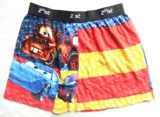 Boys Boxer Shorts Underwear Disney Pixar CARS Mater McQueen Hudson 