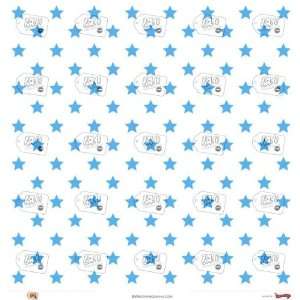 Star Struck  White Sky Large Star Pattern 65lb Paper 