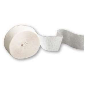  Crepe Paper Streamers 500 foot Roll, White Health 
