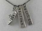 CROSS COUNTRY PERSONALIZED HIGH SCHOOL TEAM NECKLACE~18 inch~RUNNING 