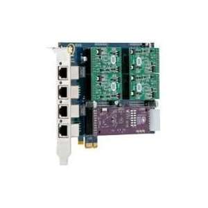  Digium 1AEX410P Card with 2 Station & 2 Trunk Interfaces 