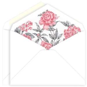   Tiffany White Crimson Botanical Lined (50 Pack) Arts, Crafts & Sewing