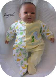 FAIRYTALE BABYGRO~SLEEPER NEWBORN BABIES OR FAKE BABY (lemon)  