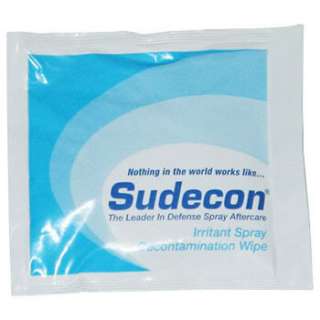 Sudecon Pepper Spray Decontamination Wipe 1 Lg Wipe  