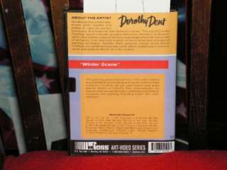 Dorothy Dent DVD Winter Scene Oil Painting  