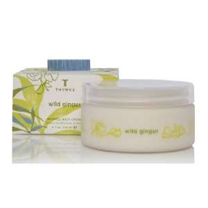  Thymes Whipped Body Cream, Wild Ginger, 8 Ounce Jar 
