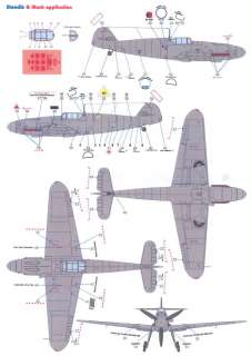   bf 109g 2 company techmod decals stock number 48072 scale