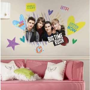  Big Time Rush Peel & Stick Giant Wall Decal Everything 