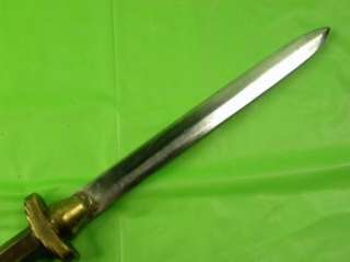 Rare 19cent knife handle made from old Europe sword  