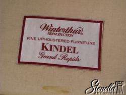 18281 KINDEL Winterthur Ball n Claw Philadelphia Wing Chair  