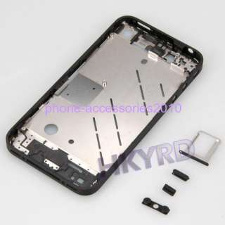 Black Painting Bezel Frame Middle Chassis Housing for Iphone 4G  