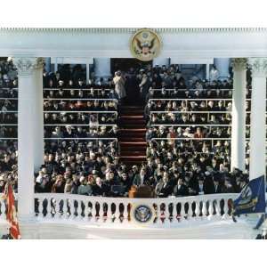  President Kennedy 1961 Inauguration 8 1/2 X11 Color 