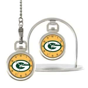  Green Bay Packers Game Time NFL Pocket Watch/Desk Clock 