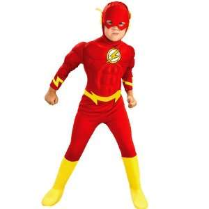  The Flash Costume Child Muscle Chest Small 4 6 Toys 