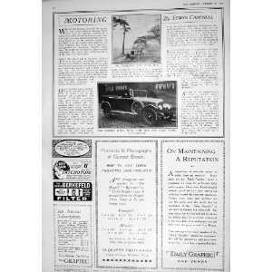  1925 MOTOR CAR CHRISSIE WHITE ADVERTISEMENT VICHY 