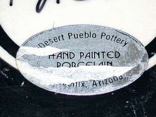   Beautiful Vintage Hopi Bird Arizona Desert Pueblo Pottery Bowl / Vase