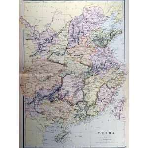  Blackie 1882 Antique Map of China