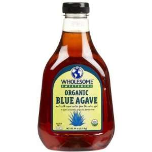 Wholesome Sweeteners Organic Blue Agave, Bottles, 44 oz (Quantity of 3 