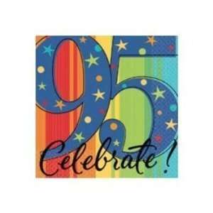  Aged to Perfection 95 Celebrate Birthday Beverage Napkins 