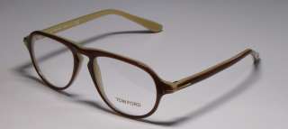 NEW TOM FORD TF 5085 50 16 140 AUTHENTIC RX BROWN EYEGLASSES/GLASSES 