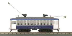 MTH 30 5109 Brill Semi Convertible Trolley MTA  