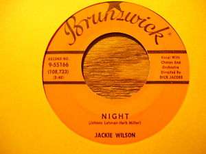 JACKIE WILSON NIGHT 45 RPM  